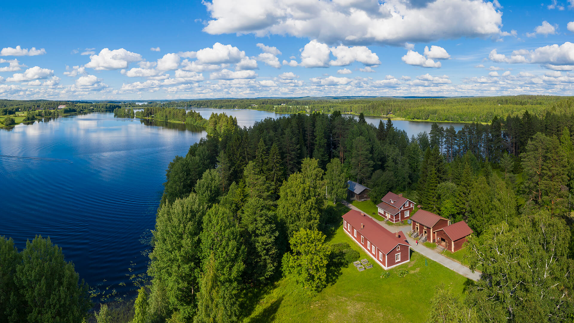 Koljonvirta museum Iisalmi - Droonikuvaus Seppo Ulmanen